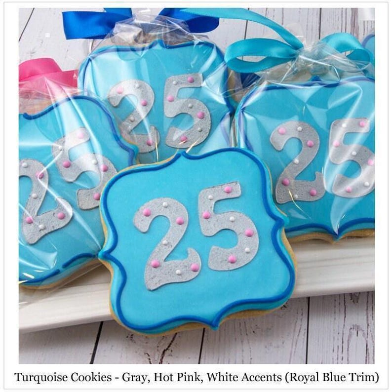 Birthday Cookies, 3.75" - - Next Ship Date is 6/9 or for Pre-Ordering up to 12 weeks - SHIPPING INCLUDED image 1