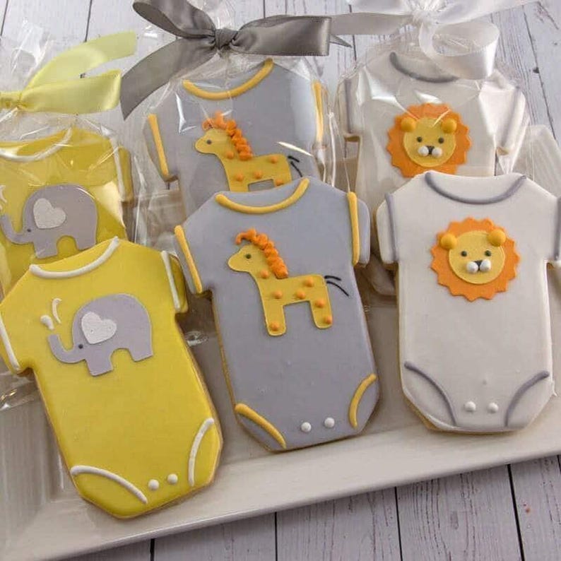 Baby Cookies (4" size, bowed) - Next Ship Date is 6/12 or for Pre-Ordering up to 12 weeks - SHIPPING INCLUDED zdjęcie 7