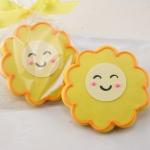 Sun Cookies (4" size, bowed) - Ships 4/30/24 or will Delay up to 10 weeks per your Need by Date - FREE Shipping