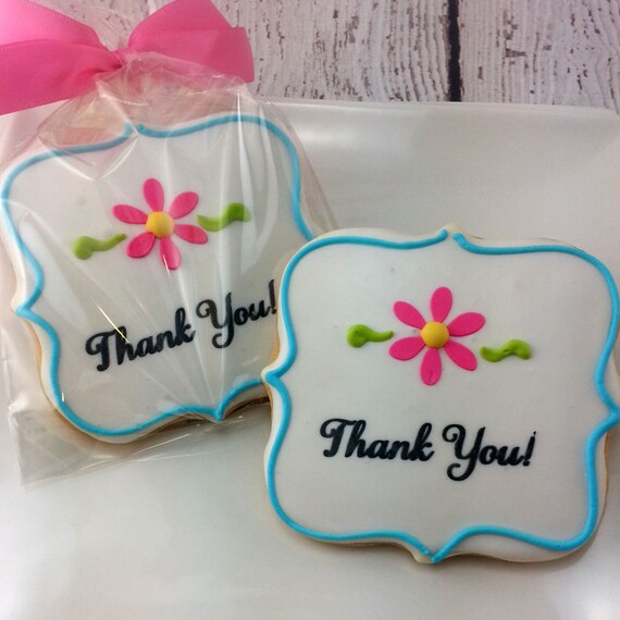 1 Doz+ Thank You Cookies | Appreciation Gift | Thank You Gift | Just Because | Get Well Gift Il_570xn