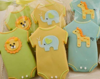 Baby Cookies (4" size, bowed) - Next Ship Date is 4/3 or for Pre-Ordering up to 12 weeks - SHIPPING INCLUDED
