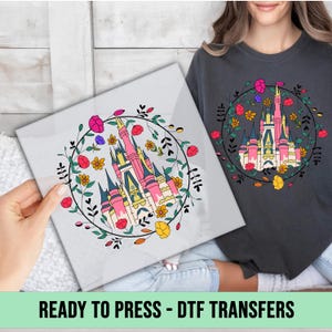 Magic Kingdom DTF Transfer, Happiest Place on Earth  Ready to Press,Magical World DTF Print, Disney World Direct to Film, Heat Transfer