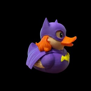 Dark Defenderette – Bat-Inspired Hero Duck