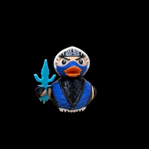 Ice-Cold Duck of Silent Vengeance – Ninja-Inspired Rubber Duck