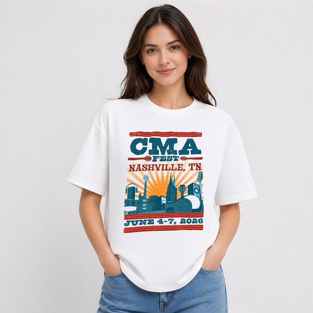 Comfort Colors® CMA Fest 2026 Shirt Nashville TN June 4-7, Vintage ...