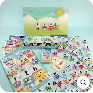 Paquete magnético Alphablocks, set de regalo para autismo, TDAH, necesidades educativas especiales, jardín de infantes, primeros años