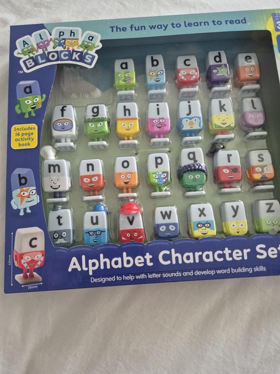 Alphablocks Character Set and Alphablocks Letter Tiles Gift Set