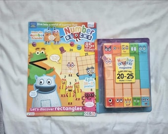 Numberblocks Special needs Gift Set Autistic ADHD SEN Limited Edition 20-25 blocks