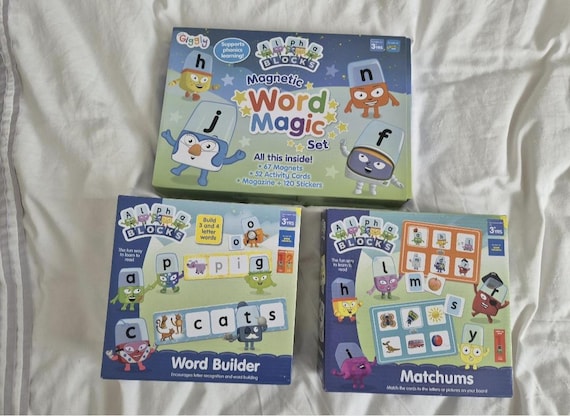 Alphablocks Game Sets Magnetic Pack Gift Set Autistic ADHD SEN