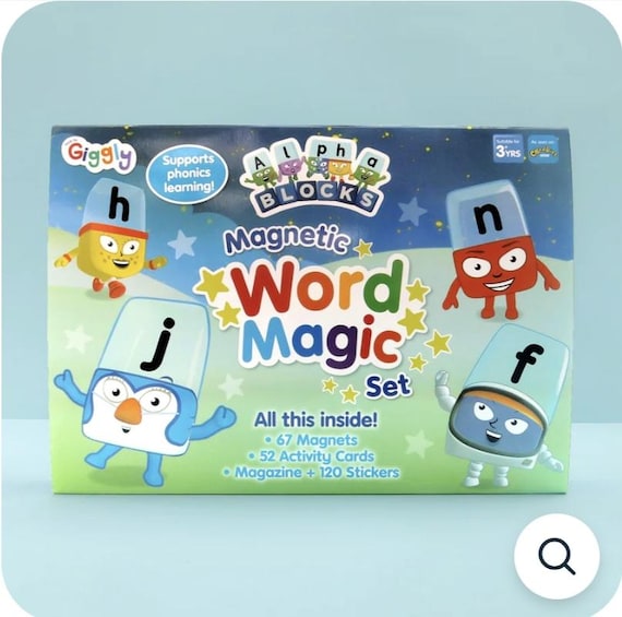 アルファブロックス　マグネティックワールドマジックセット　Alphablocks Alphablocks - Magnetic Word Magic set, A-Z and more - YouTube