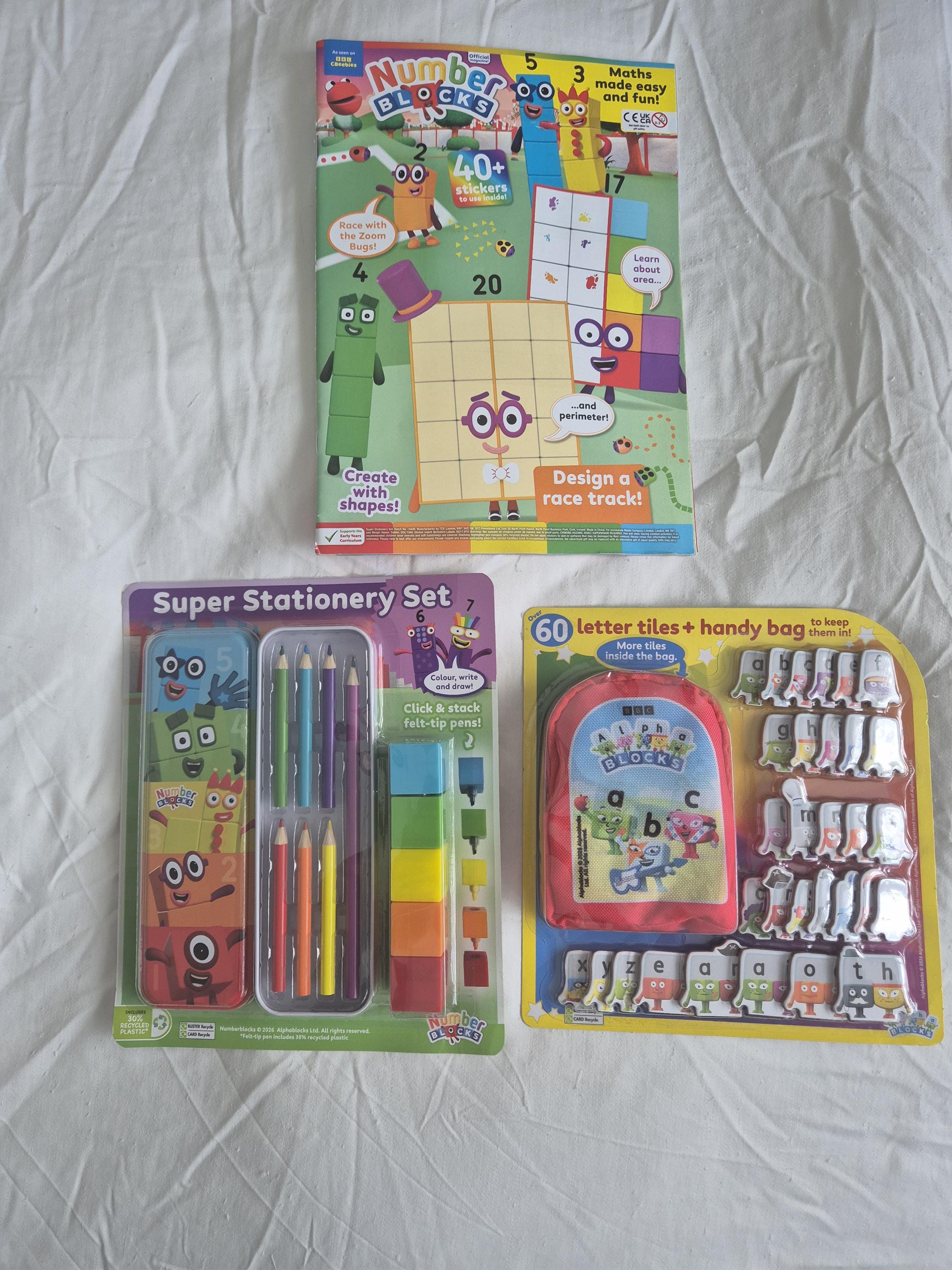 AND2BLE アンダブル　ギュビン　本国サノク スクラッチ　トレカ Alphablocks Numberblocks Gift Set Autistic ADHD SEN Kindergarten