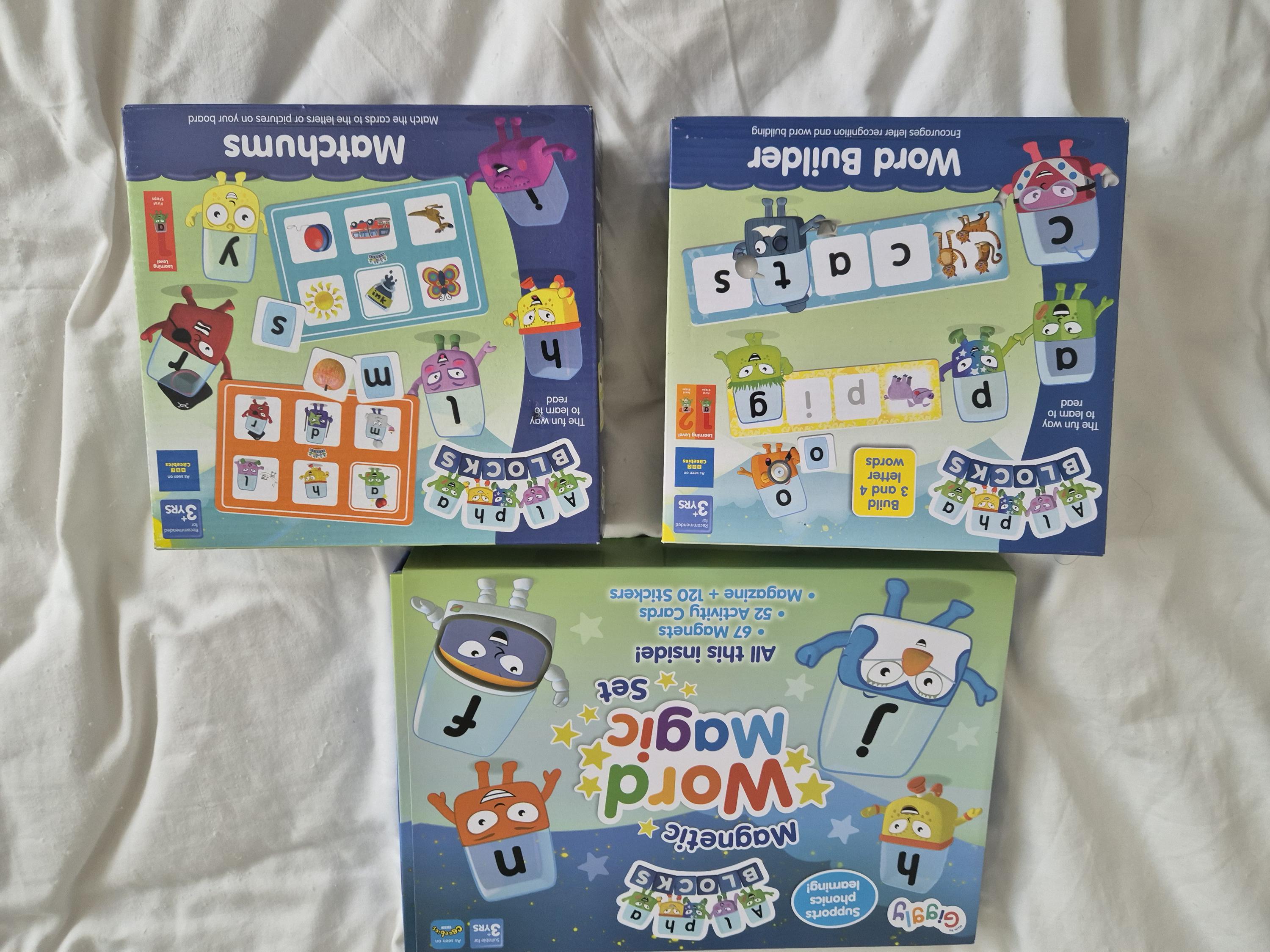 Alphablocks Game Sets Magnetic Pack Gift Set Autistic ADHD SEN