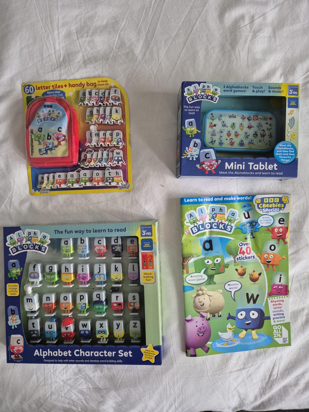 Alphablocks Character Set and Alphablocks Tablet Gift Set Autistic ADHD ...
