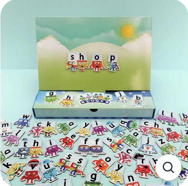 Clearance Alphablocks Magnetic Pack Gift Set Autistic ADHD SEN ...