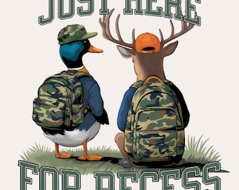 Hunting Season at School PNG | Instant Download | Duck and Deer Sublimation | Back to School Hunting PNG | School Graphics PNG