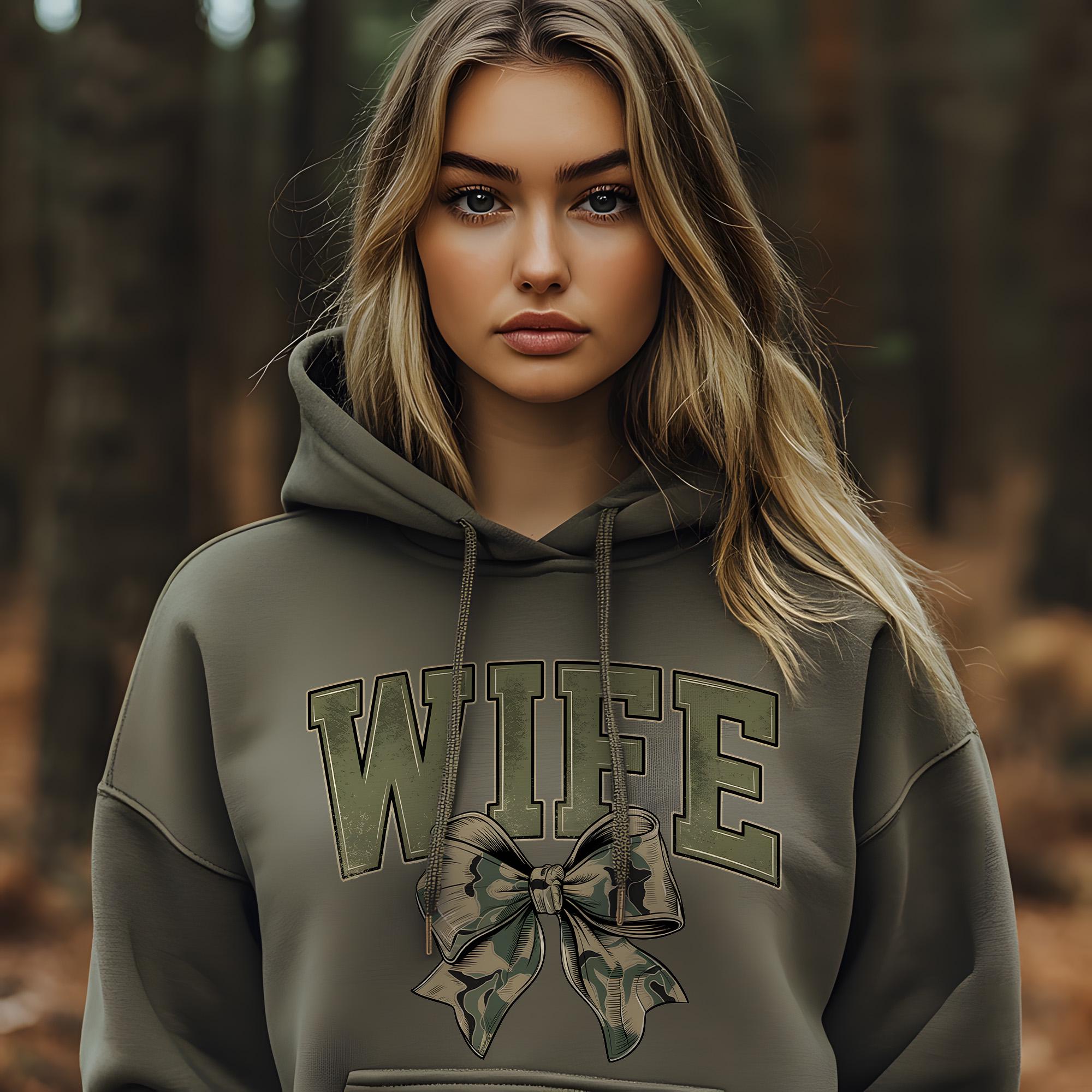 Camo Coquette Bow PNG | Wife and Mama Hunting Design | Girls Old School ...