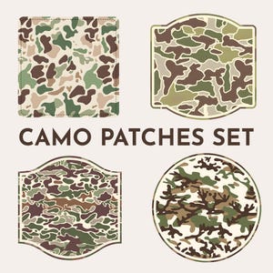 Digital Camo Patch PNG | Hunting Design Download | Camo Sublimation Patch | Hunting Patch PNG | Sublimation Camo PNG | Camo Digital