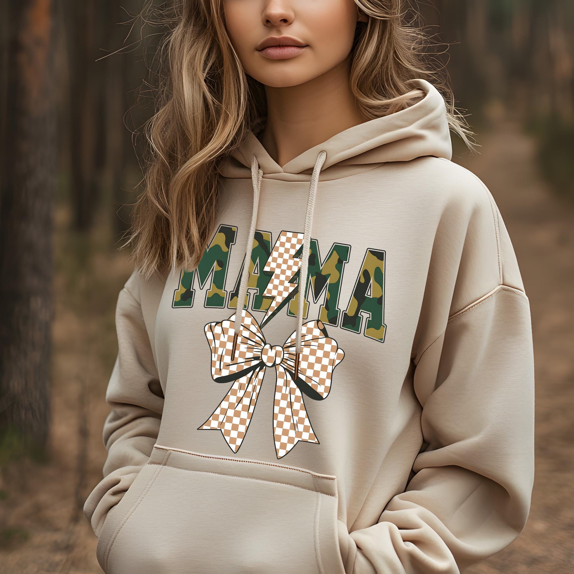Mama Camo Coquette Bow PNG | Old School Camo Design | Girls Camo Bow ...