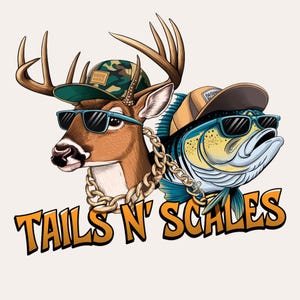 Caudas e chifres PNG | Design de sublimação de caça de veados | Pesca e caça PNG | Gráfico de caça e peixe SVG | Pesca de robalo svg png