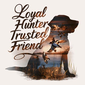 Labrador Retriever Duck Hunting PNG | Reel Dogs Hunt | Hunting Dog Sublimation Design | Labrador and Ducks Clipart | Instant Download