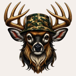 Camouflage Buck PNG | Deer Hunting Clipart | Country Boy Shirt Design | Big Buck Sublimation | Hunting Season PNG