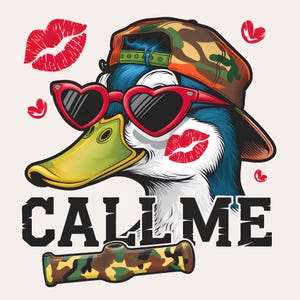 Valentinstag Entenjagd PNG | Jungen Valentine Sublimationsentwurf | Kids Hunter Valentine Shirt Grafik | Rufen Sie mich an