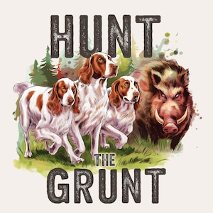 Hog Hunter PNG | Wild Boar Sublimation Download | Hog Hunting PNG | Hunt the Grunt Sublimation | Boar Hunter PNG