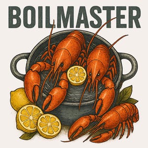 Camiseta divertida de cangrejo de río sureño PNG / Diseño de sublimación Boil Master / Fondo transparente de 300 DPI / Descarga digital instantánea para hombres