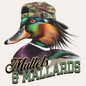 Meeräsche & Stockente PNG | Entenjagd Digitaler Download | Stockente Ente Sublimation | Lustiger Enten Jäger PNG