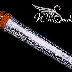 MICROPHONE COVER  (White Snake) for CORDLESS Microphones