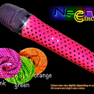 Microphone Cover Sleeve (NEON CIRCUS) for CORDLESS mics