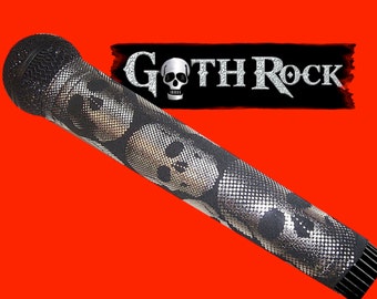 MICROPHONE COVER (Goth Rock) for CORDLESS Microphones