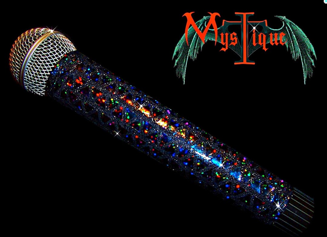 BLING MICROPHONE COVER mystique for Cordless Microphones Etsy