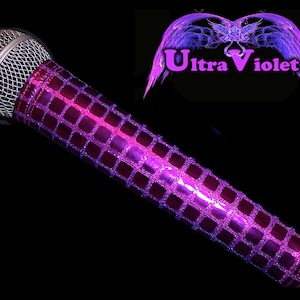 MICROPHONE COVER (Ultra Violet)  Purple Metallic  Mic Cover for CORDLESS Mic