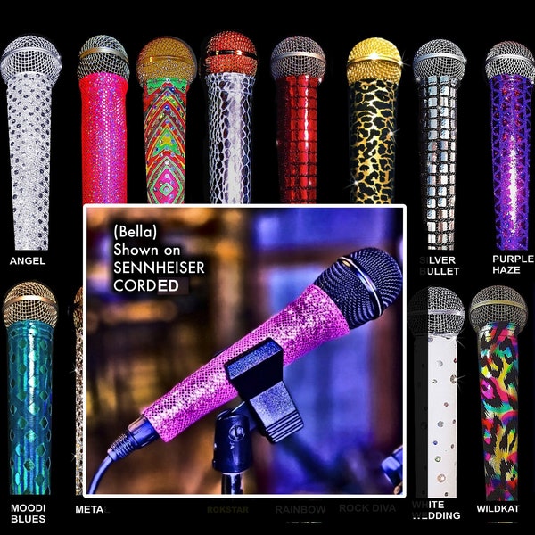 Karaoke Microphone COVERS for CORDED/WIRED microphones