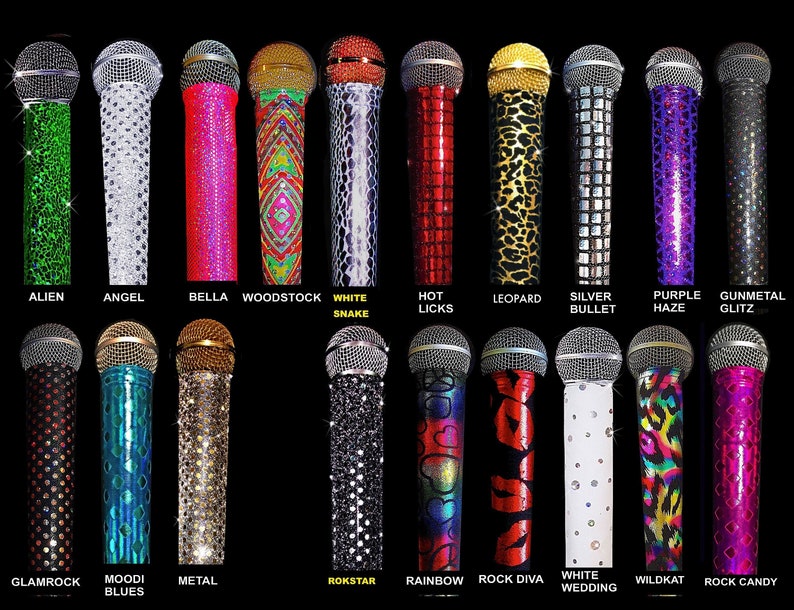 Karaoke Microphone COVERS for CORDED/WIRED microphones image 3