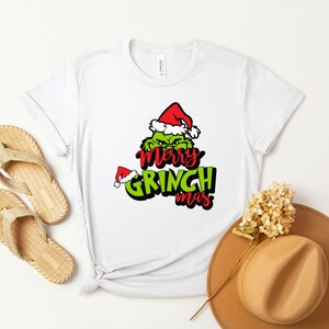 Grinch Christmas Shirt: Family Matching Cotton T-Shirts