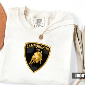 Comfort Colors Lamborghini T-Shirt: Unisex Cotton Tee