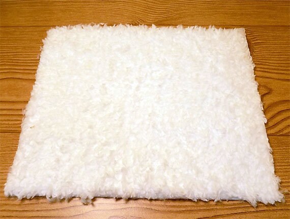 Assorted Sizes White Shag Rug