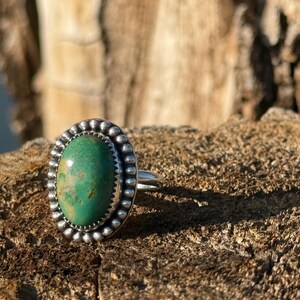 Handmade Sterling Silver Royston Turquoise Ring