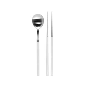 Bogen Octagonal Spoon, Chopsticks, Teaspoon, Teafork Set - Korean Luxury Cutlery Set Dinnerware Set (3 Color)