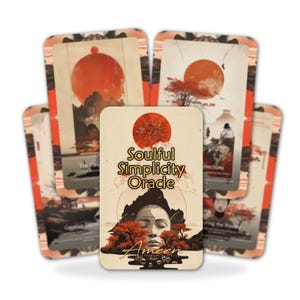 Soulful Simplicity - 22 Oracle Cards - Find Clarity in Life's Simple Truths - Peace and Alignment Deck