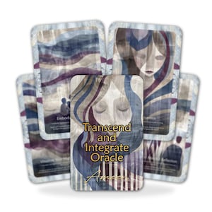 Transzendieren und Integrieren Sie Orakel - 22 Orakelkarten - Entwickeln und ausrichten Sie sich mit Ihrem höchsten Selbst - Spirituelles Evolutions Deck