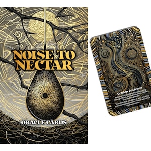 Del ruido al néctar: una baraja de oráculo de alquimia artística (22 cartas) – Transforma el caos creativo en oro.