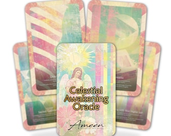 Celestial Awakening Oracle Cards: Cosmic Guidance Deck
