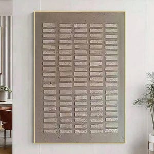 Beige Textured Wall Art, Beige Abstract Painting, Beige Textured Canvas Art, Minimalist Wall Decor, Wabi Sabi Wall Art, Modern Home Decor
