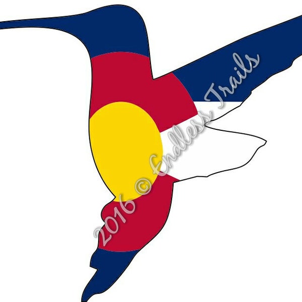 Colorado Sticker Humming Bird