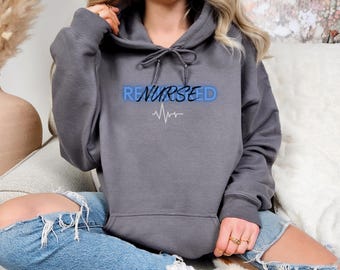 Registered Nurse Hoodie, NurseHoodie,Nurse Hooded Sweatshirt,Gift for Nurse RN Gift, Medical Hoodie, Healthcare Sweatshirt, Nurse
