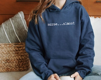 Nurse Student Hoodie, Simple, Comfy - Unisex Nurse Hooded Sweatshirt, Gift for Nurse, RN Gift, Medical Hoodie, Healthcare Sweatshirt, Nurse