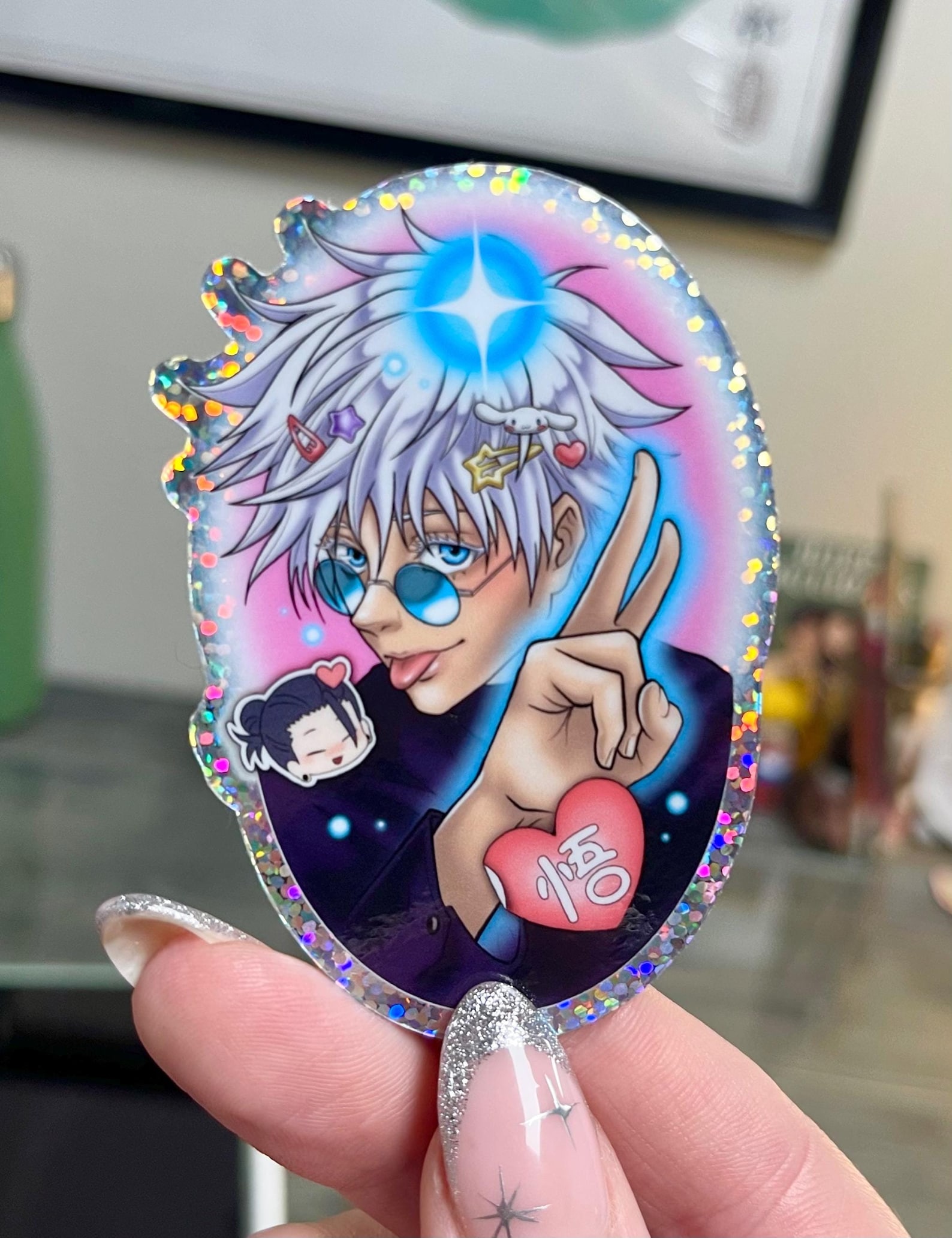 Sticker, Jujutsu Kaisen, Gojo Satoru, Gojo Sticker, Anime Sticker ...